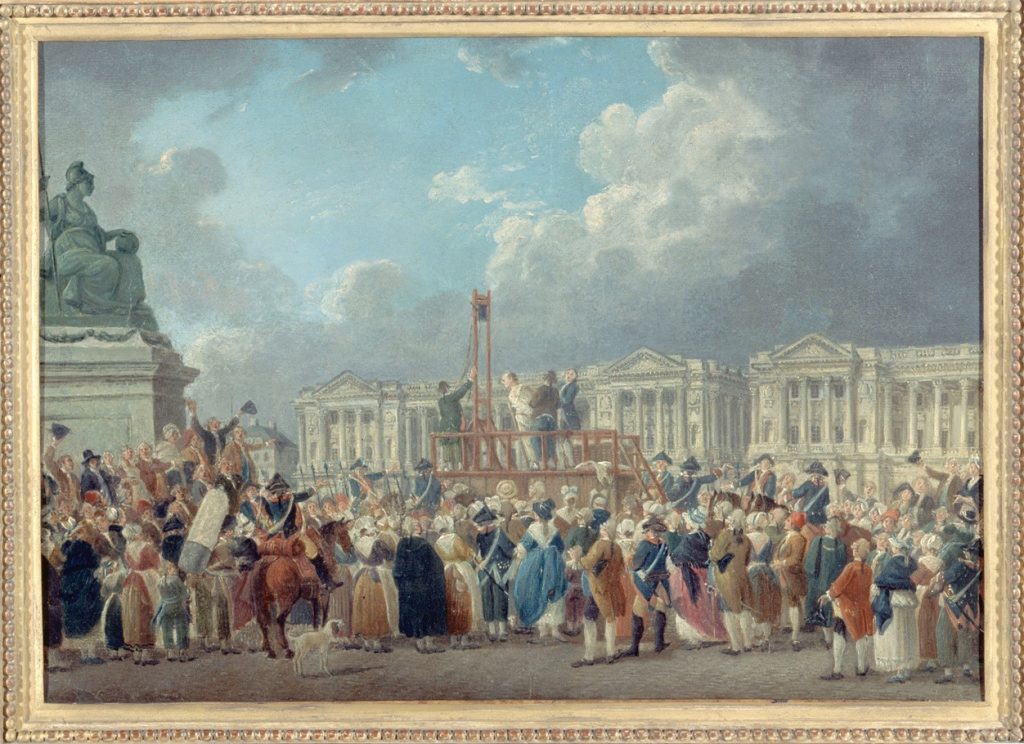 Marie Antoinette idamını gösteren tablo
