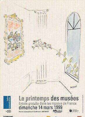 Printemps des musées etkinliğini gösteren 1999 yılına ait afiş,