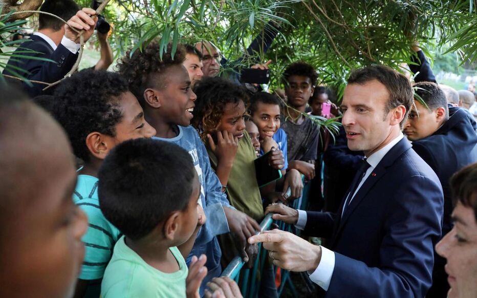 Cumhurbaşkanı Emmanuel Macron'un, Fransa'nın denizaşırı toprakları ziyareti
